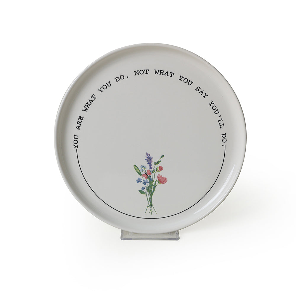 Motto Bloom Nordic Cake Plate 22 Cm 4 Pieces