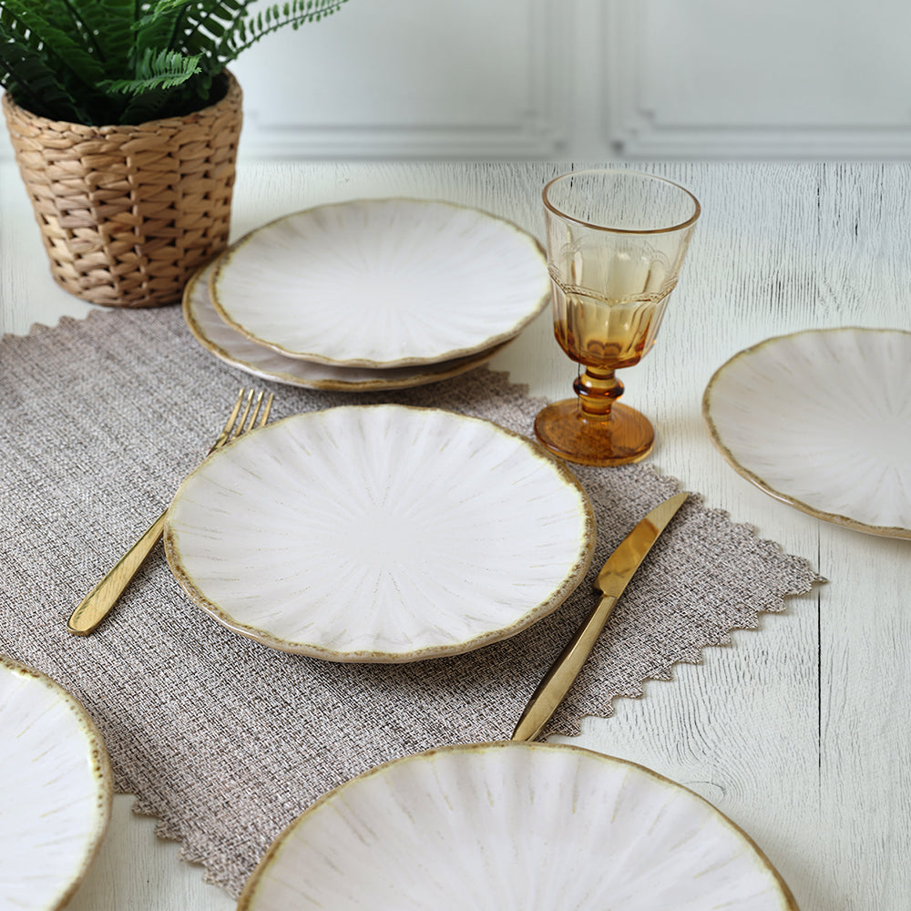 Keraart Rustic Sirius Cake Plate 22 Cm 6 Pieces