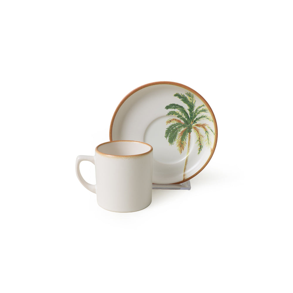 Bronze Palmiye Nordic Coffee Set 12 Pieces 6 Person