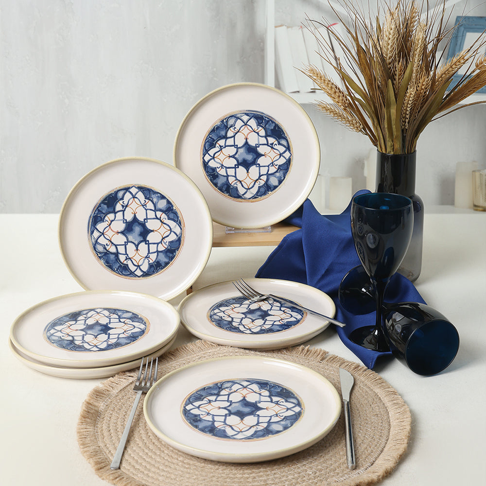 Wave Flow Nordic Cake Plate 22 Cm 6 Pieces