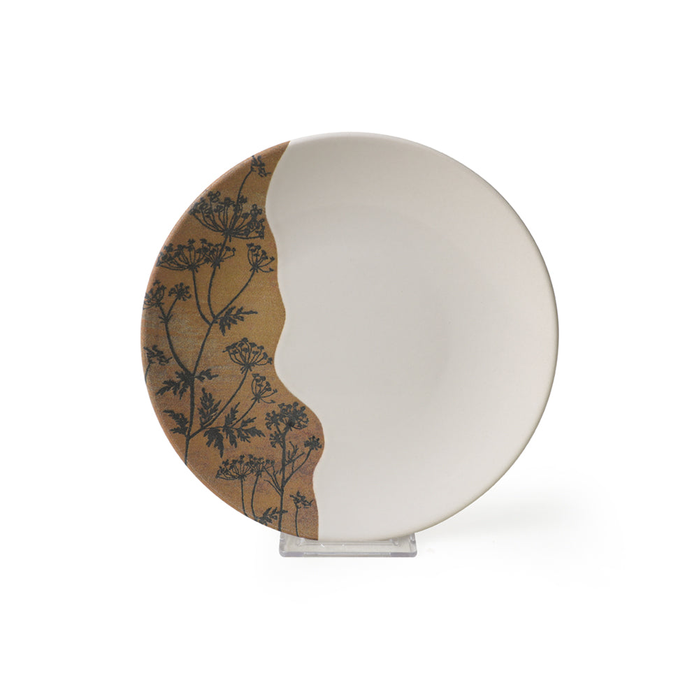 Terra Leaf Aegean Cake Plate 20 Cm 4 Pieces