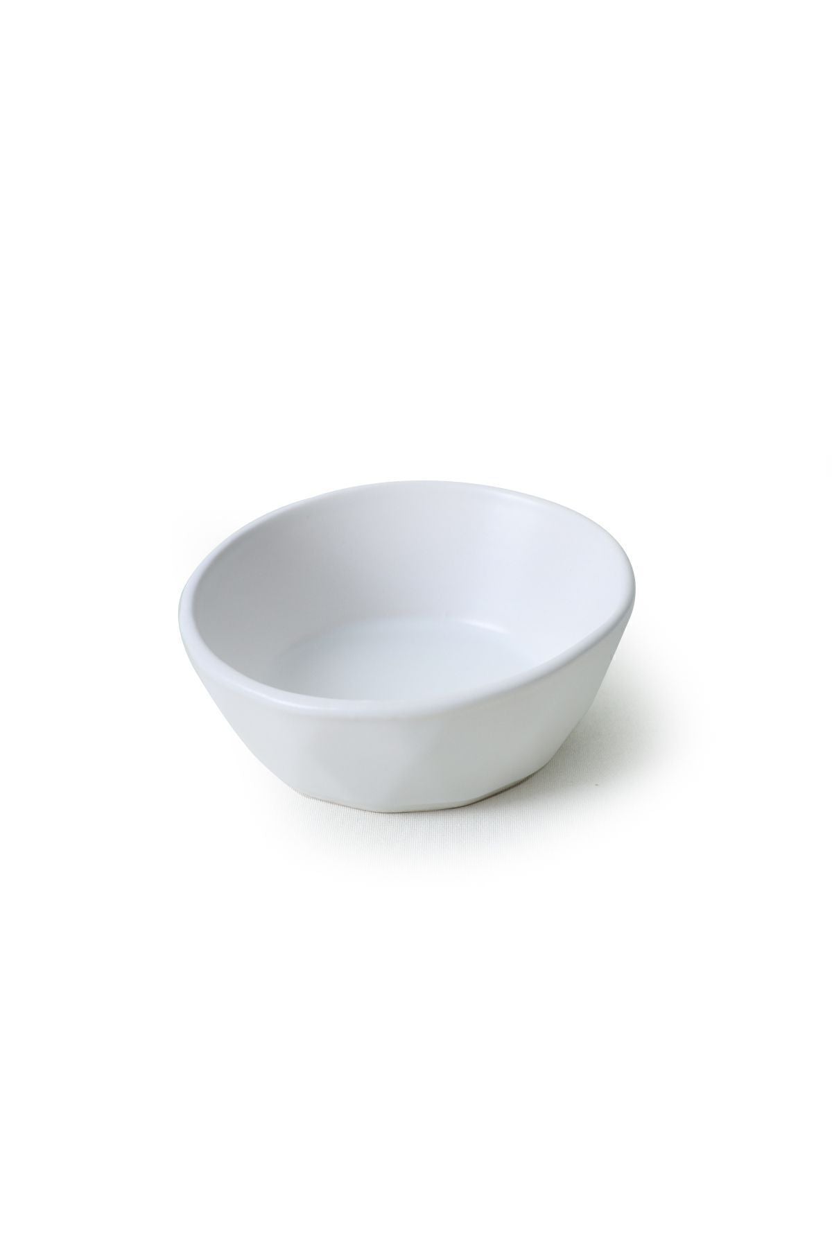 Matte White Crystal Snack Bowl 12 cm 6 Pieces