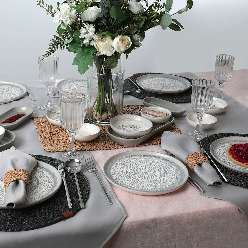 Stone Breakfast Set 18 Pieces 6 Persons