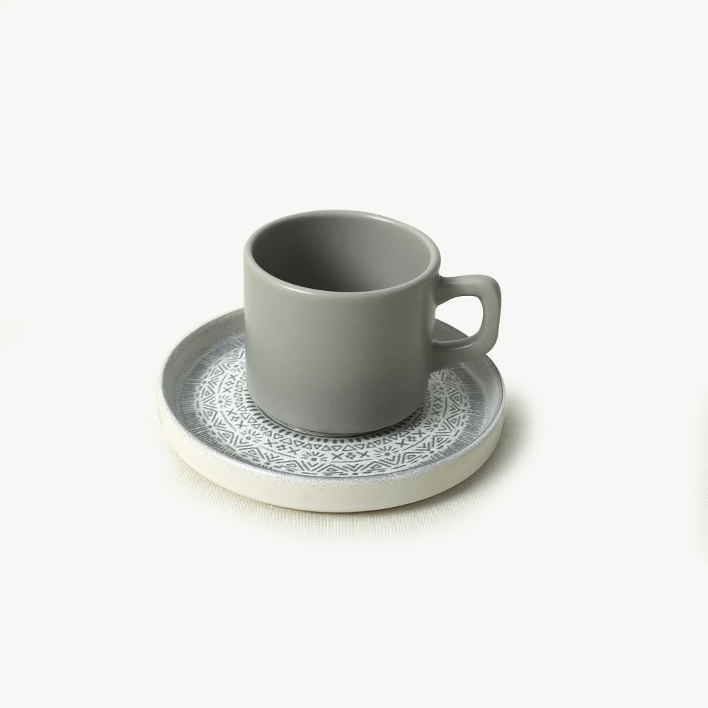 Stone Stackable Tea Set 12 Pieces for 6 People