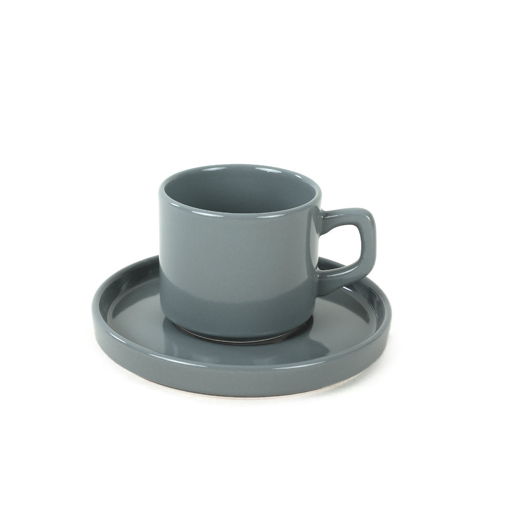 Mixed Stackable Teacup Set 12 Pieces for 6 People