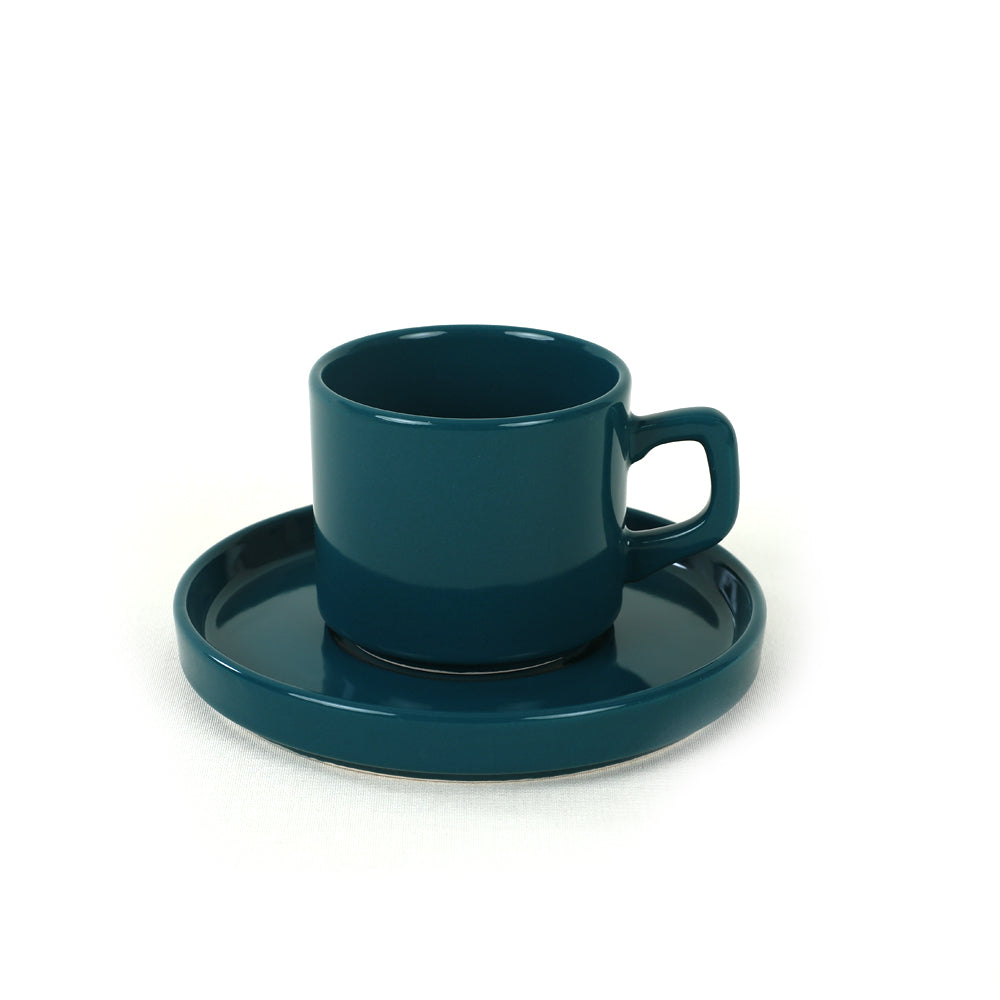 Mixed Stackable Teacup Set 12 Pieces for 6 People