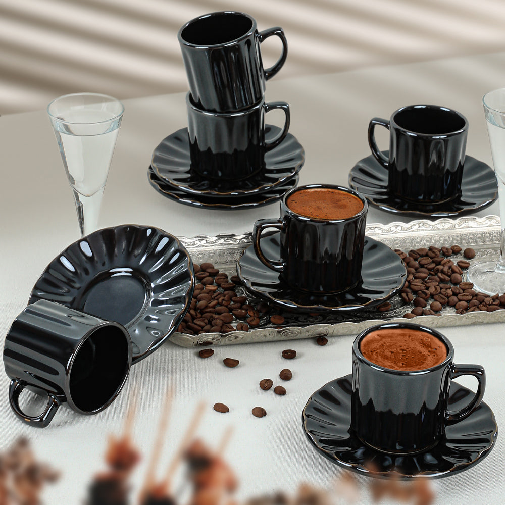 Shizen Sirius Coffee Cup Set 12 Pieces for 6 People