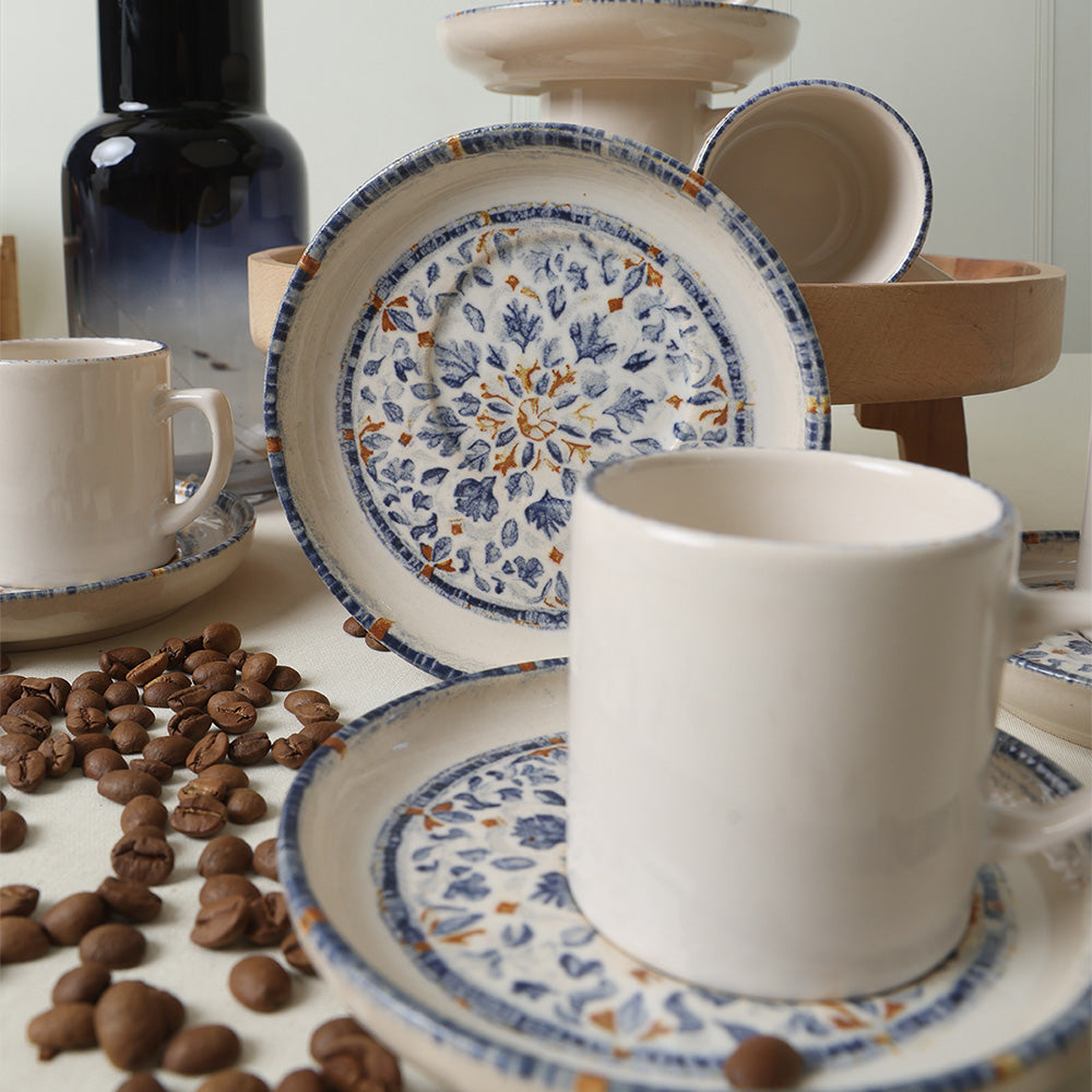 Sapphire Nordic Coffee Set 12 Pieces 6 Person