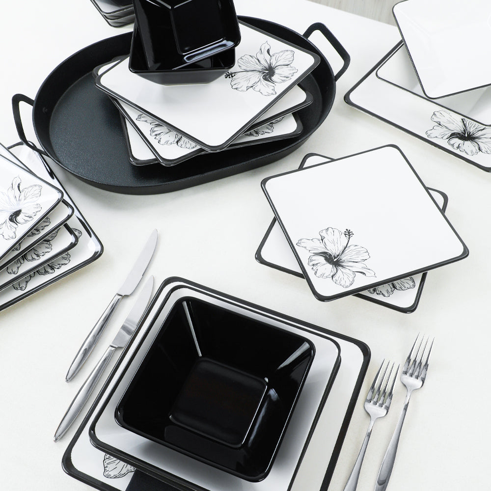 Lotus Dinner Set 24 Pieces for 6 People