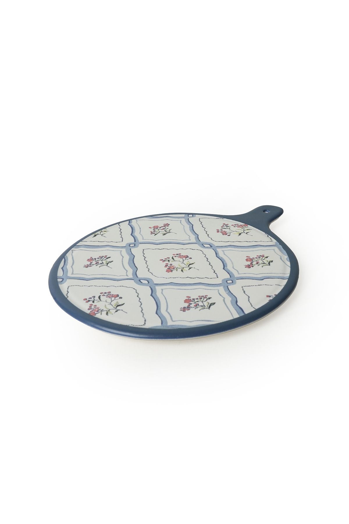Floral Waves Cheese Serving Plate 26 Cm