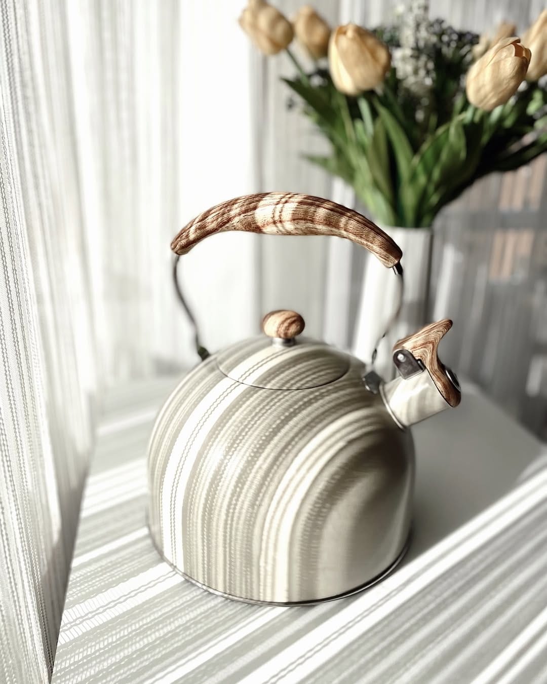 Stainless Steel Pressure Tea Kettle