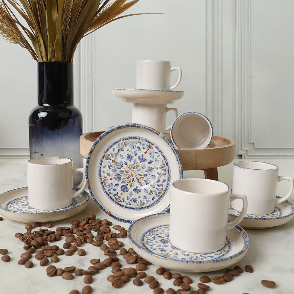 Sapphire Nordic Coffee Set 12 Pieces 6 Person