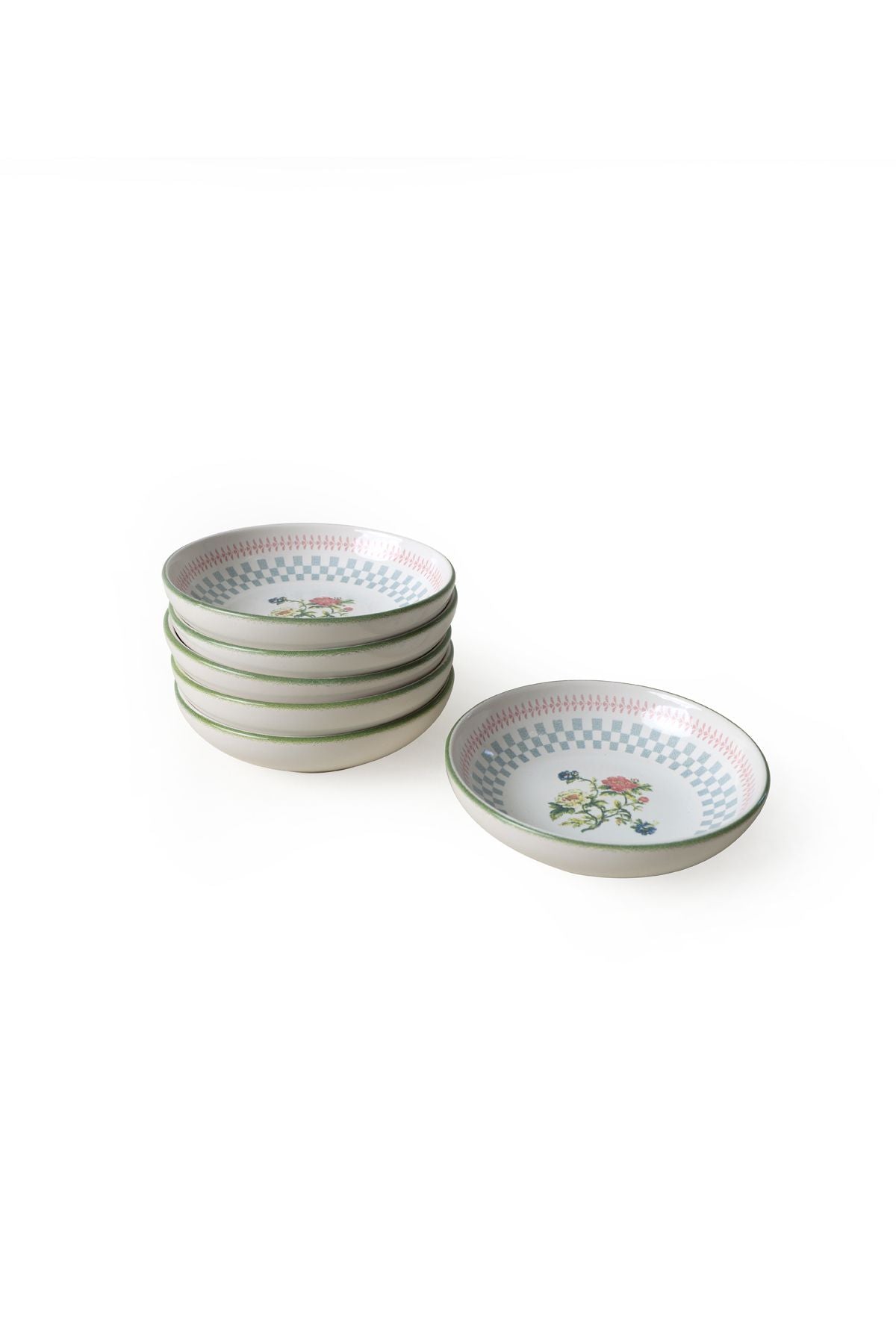 Rose Line Ring Snack Bowl 13 cm 6 Pieces