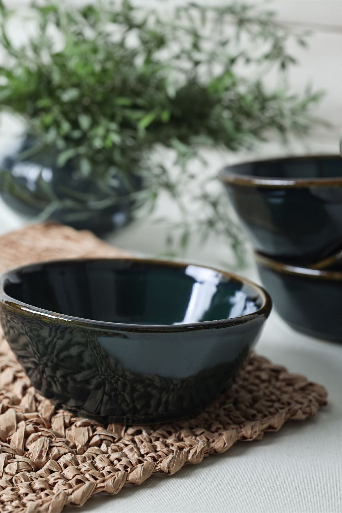 Emerald Crystal Snack Bowl 12 cm 6 Pieces