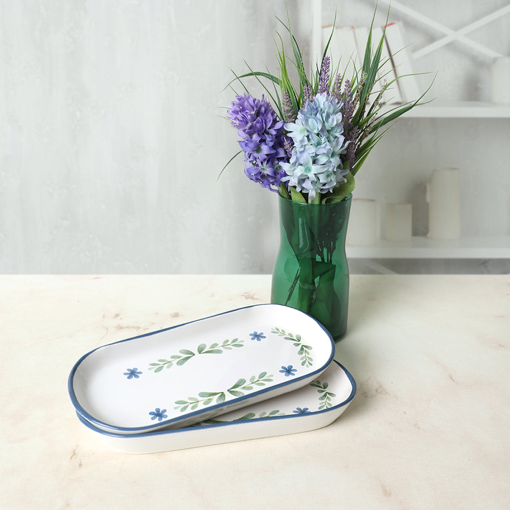 Daphne Noyan Boat Plate 26 Cm 2 Pieces