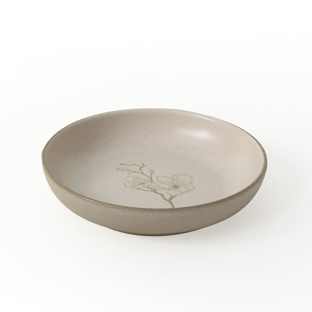 Taupe Bloom Nordic Dinner Set 24 Pieces for 6 People