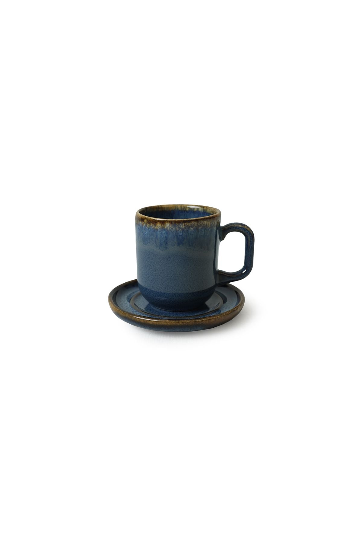 Shizen Blue/Cream Formart Coffee Set 8 Pieces for 4 People