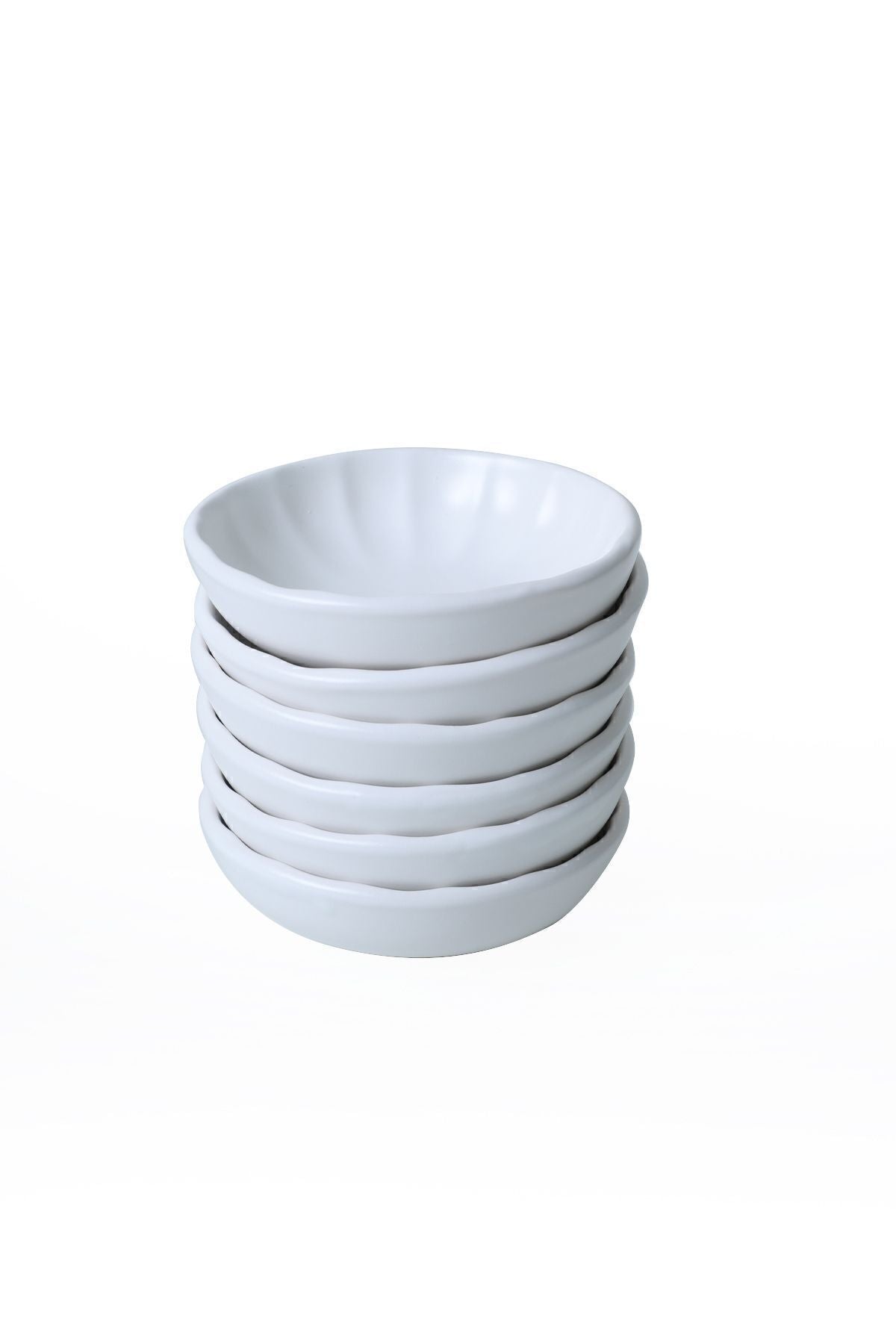 Matte White Sirius Snack Bowl 12 cm 6 Pieces