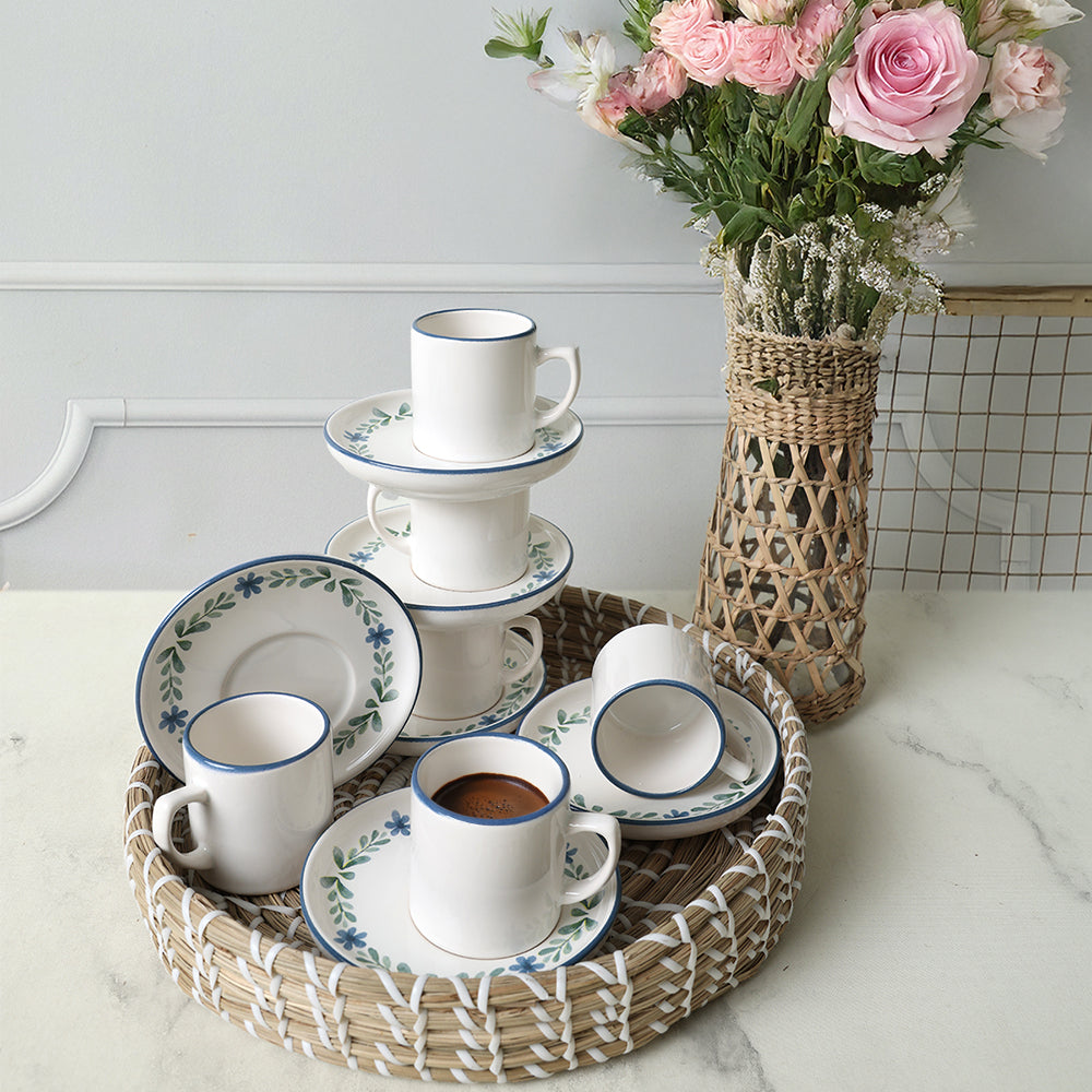 Daphne Nordic Coffee Set 12 Pieces 6 Person