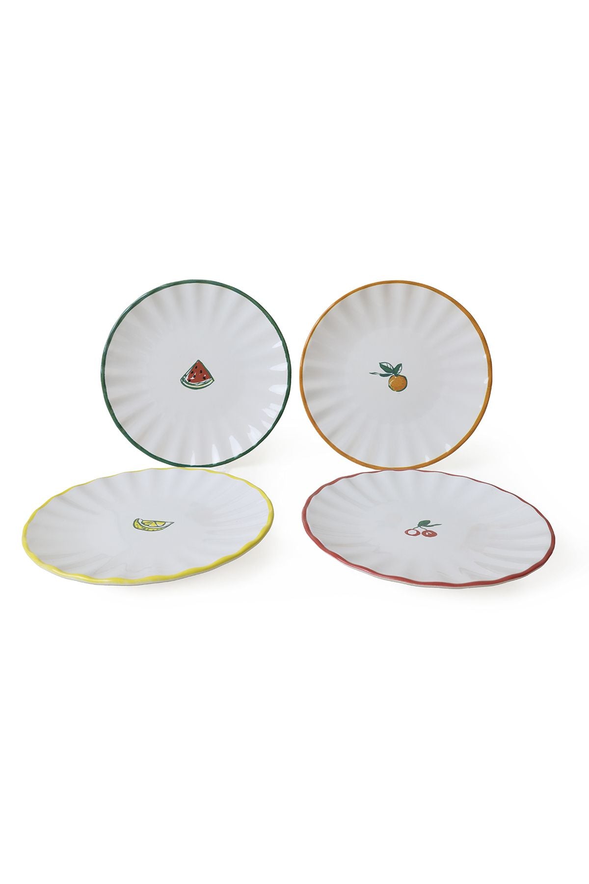 Fruit Feast Sirius Pasta Plate 22 cm 4 Pieces