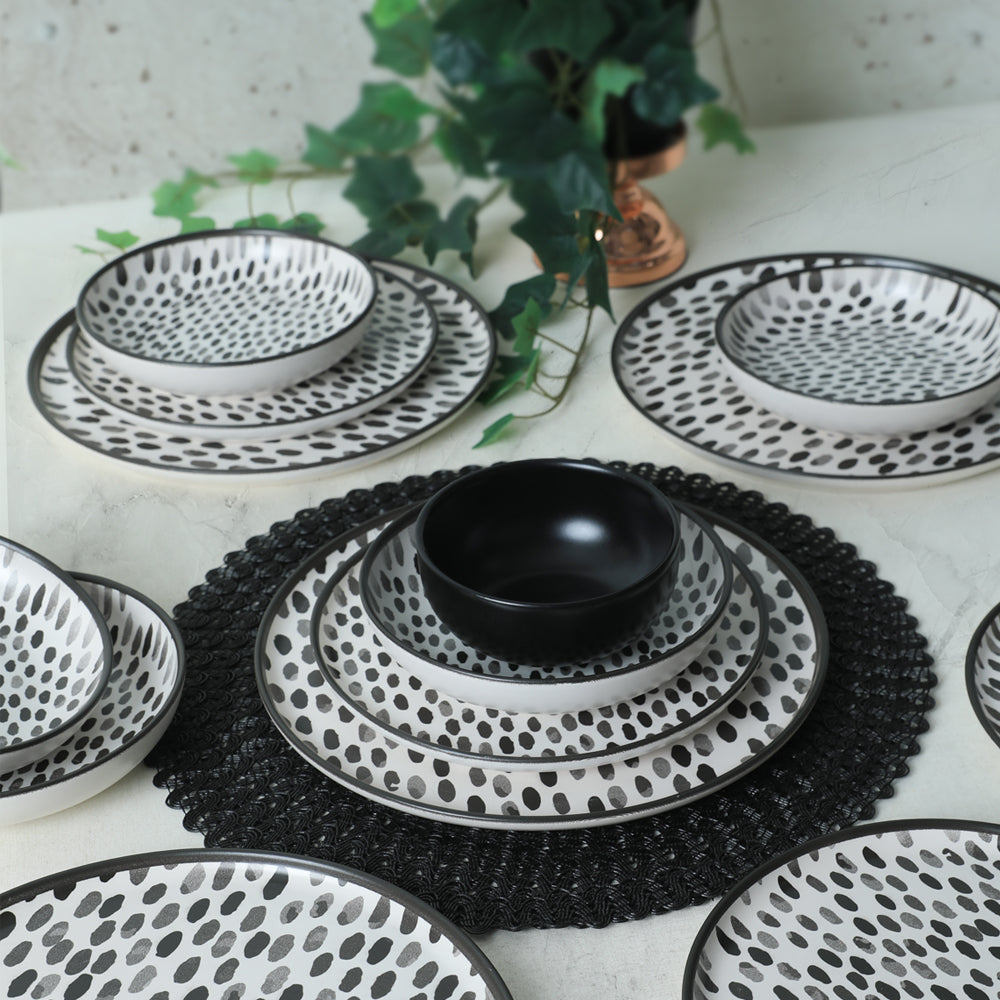 Shadow Nordic Dining Set 24 Pieces 6 Person