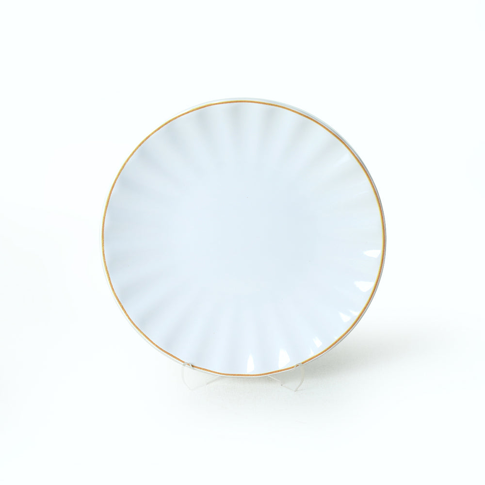 White Gold File Sirius Dinner Set 24 Pieces for 6 People