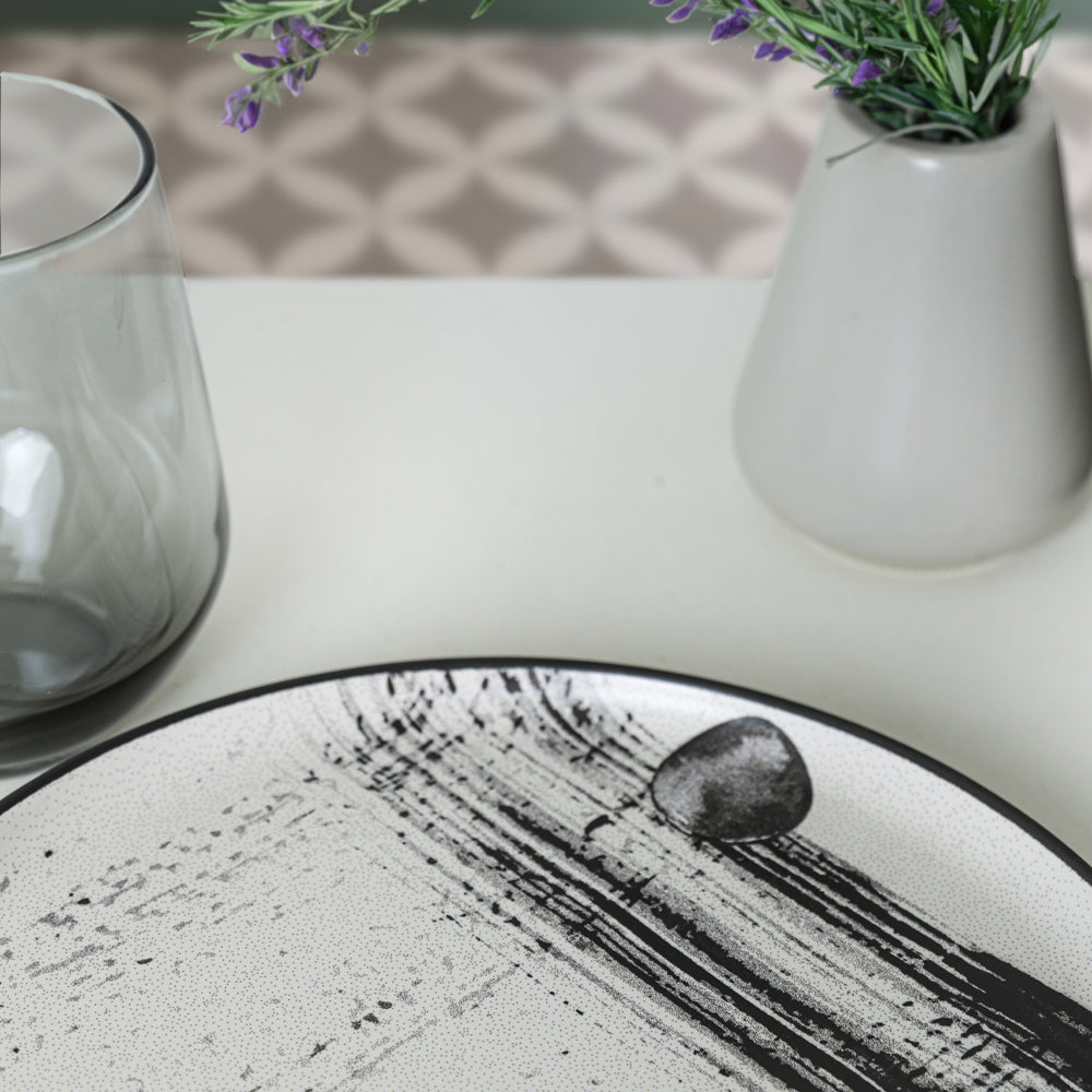 Keraart Shadowy Nordic Cake Plate 22 Cm 6 Pieces