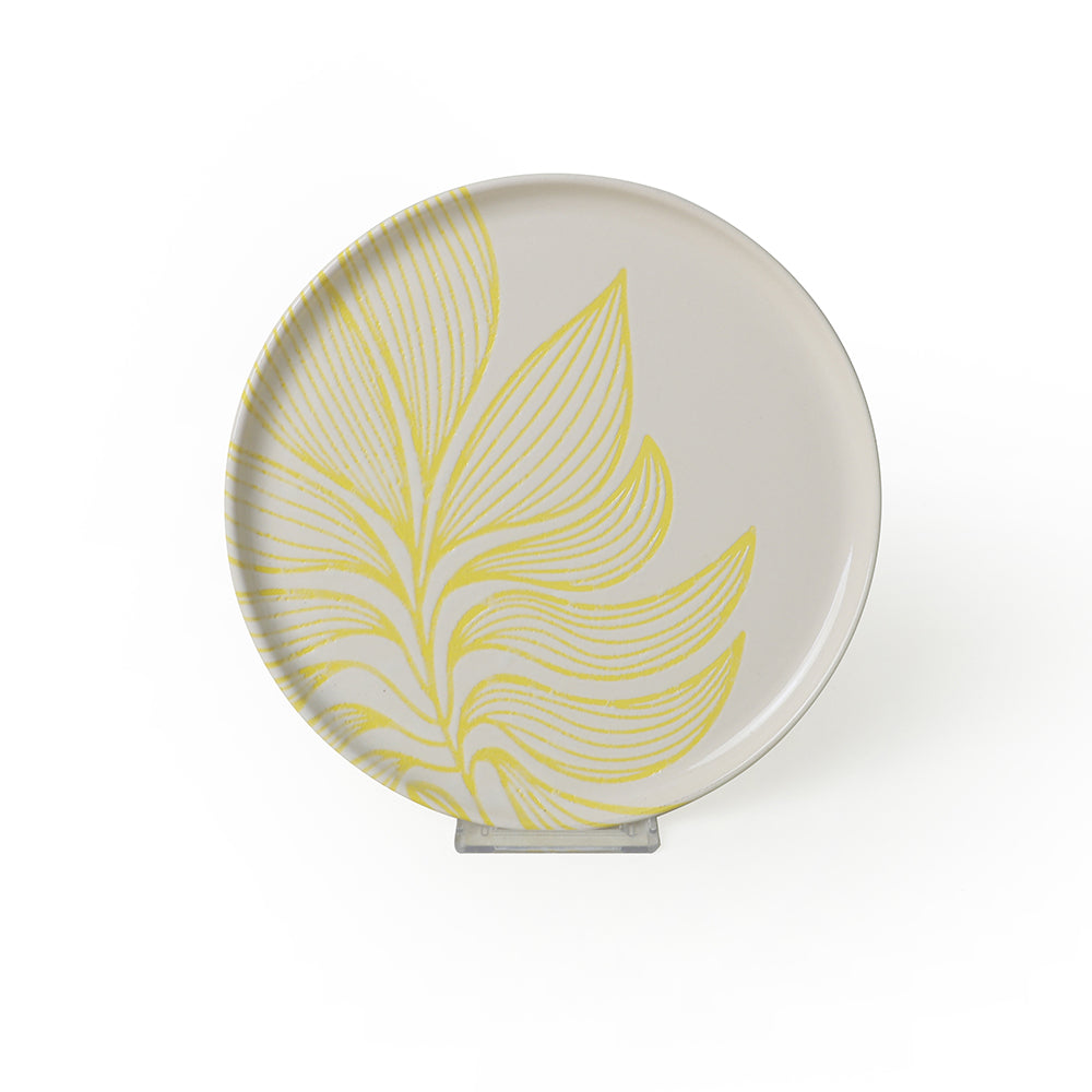 Leaf Harmony Nordic Cake Plate 22 Cm 4 Pieces