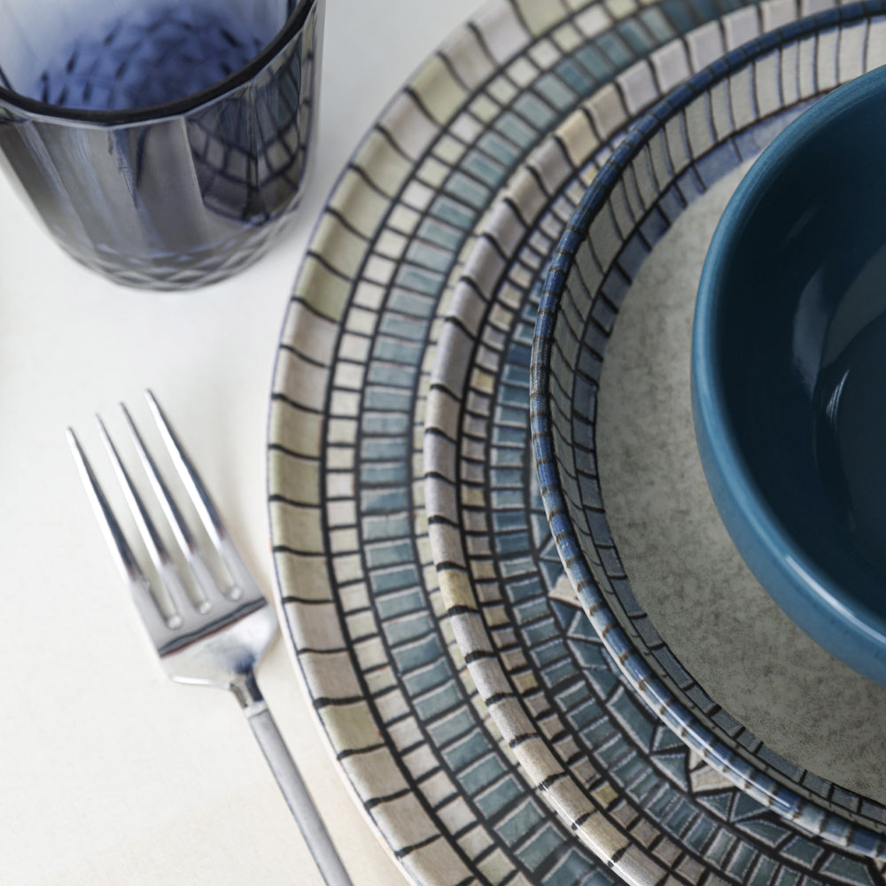 Mosaic Marvels Dinner Set 24 Pieces for 6 People