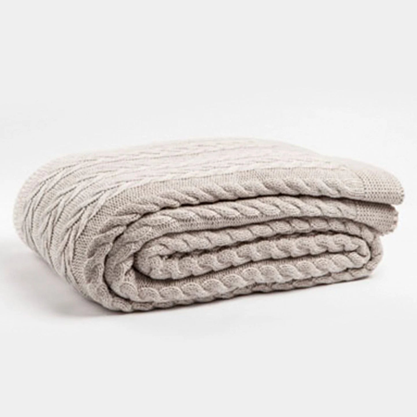 Knitted Blanket 220x240 cm - Premium Quality