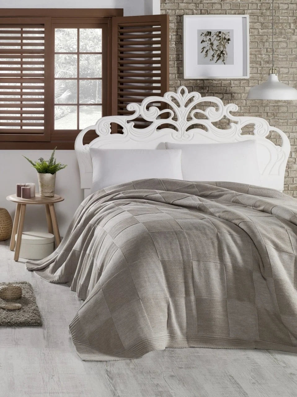 Knitted Blanket 220x240 cm - Premium Quality