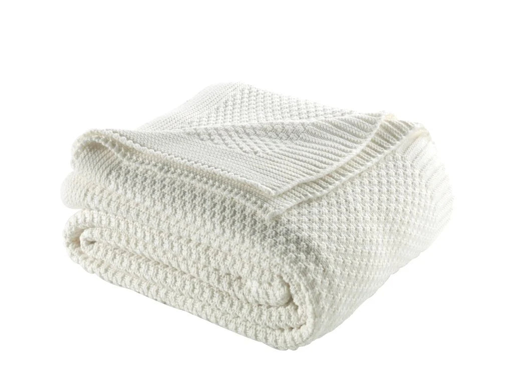 Knitted Blanket 220x240 cm - Premium Quality