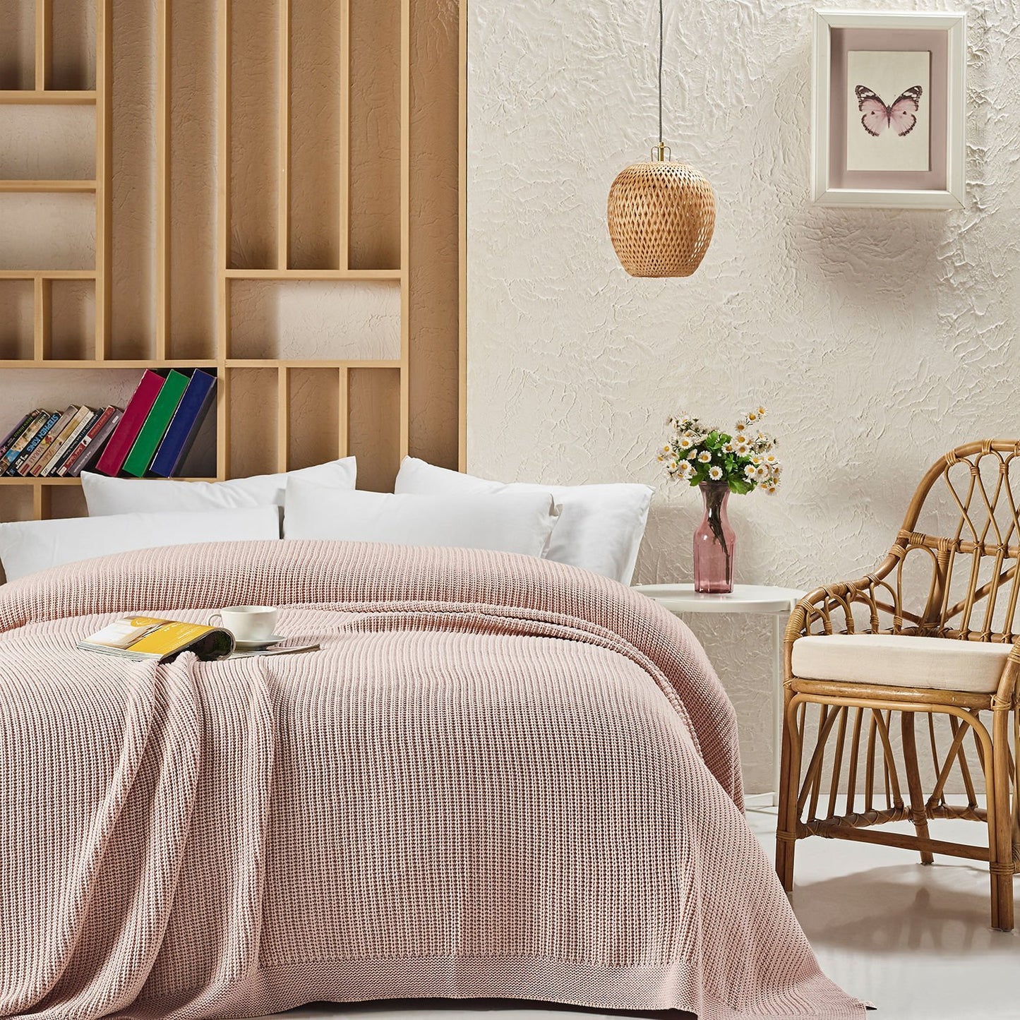 Knitted Blanket 220x240 cm - Premium Quality