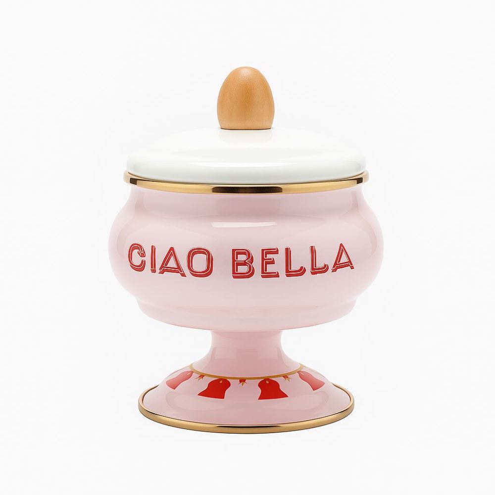 Dolce Vita Enamel Footed Bowl