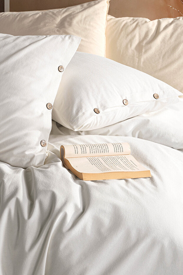 Soft Cotton Daisy 100% Cotton Double Duvet Cover Set