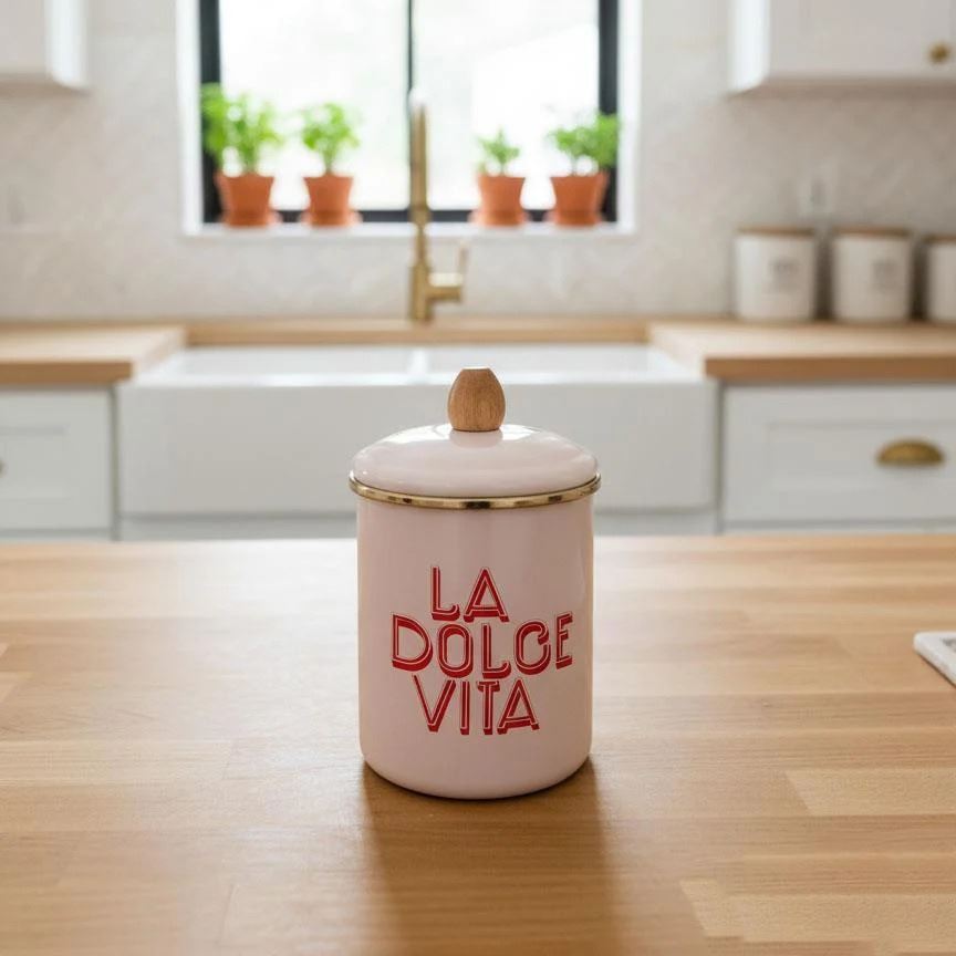 Dolce Vita Enamel Large Jar