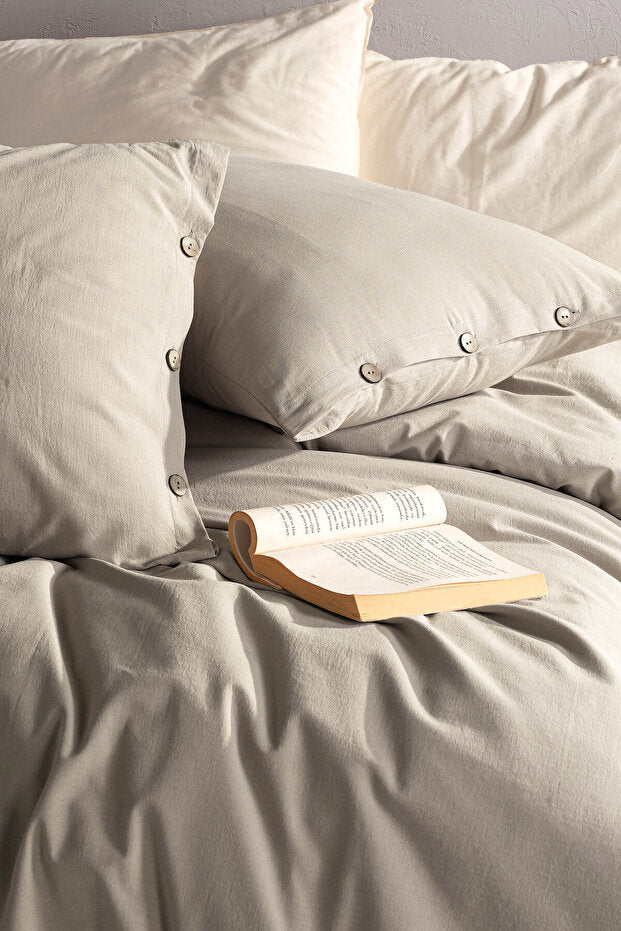 Soft Cotton Dune 100% Cotton Double Duvet Cover Set