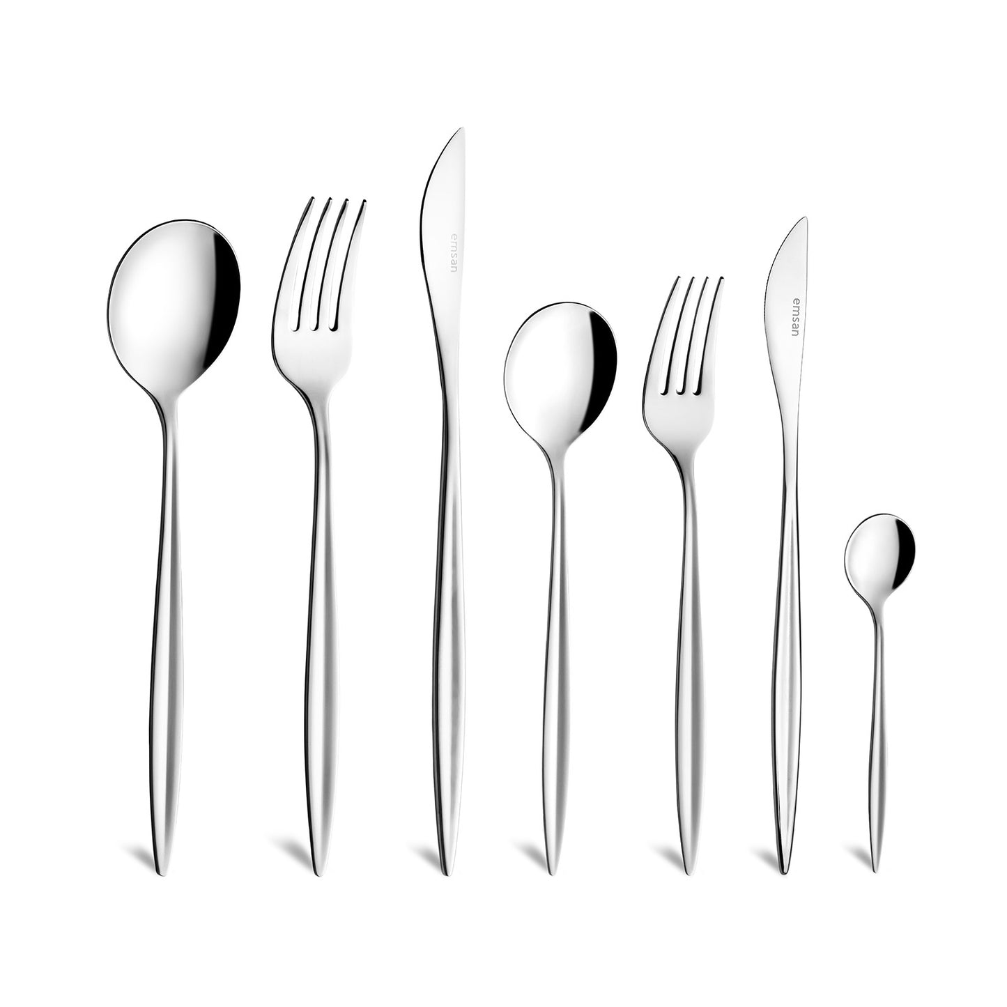 Emsan Nova 84-Piece 12-Person Cutlery Set