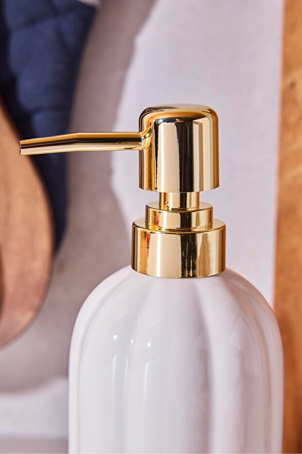Pumpkin Porcelain Liquid Soap Dispenser