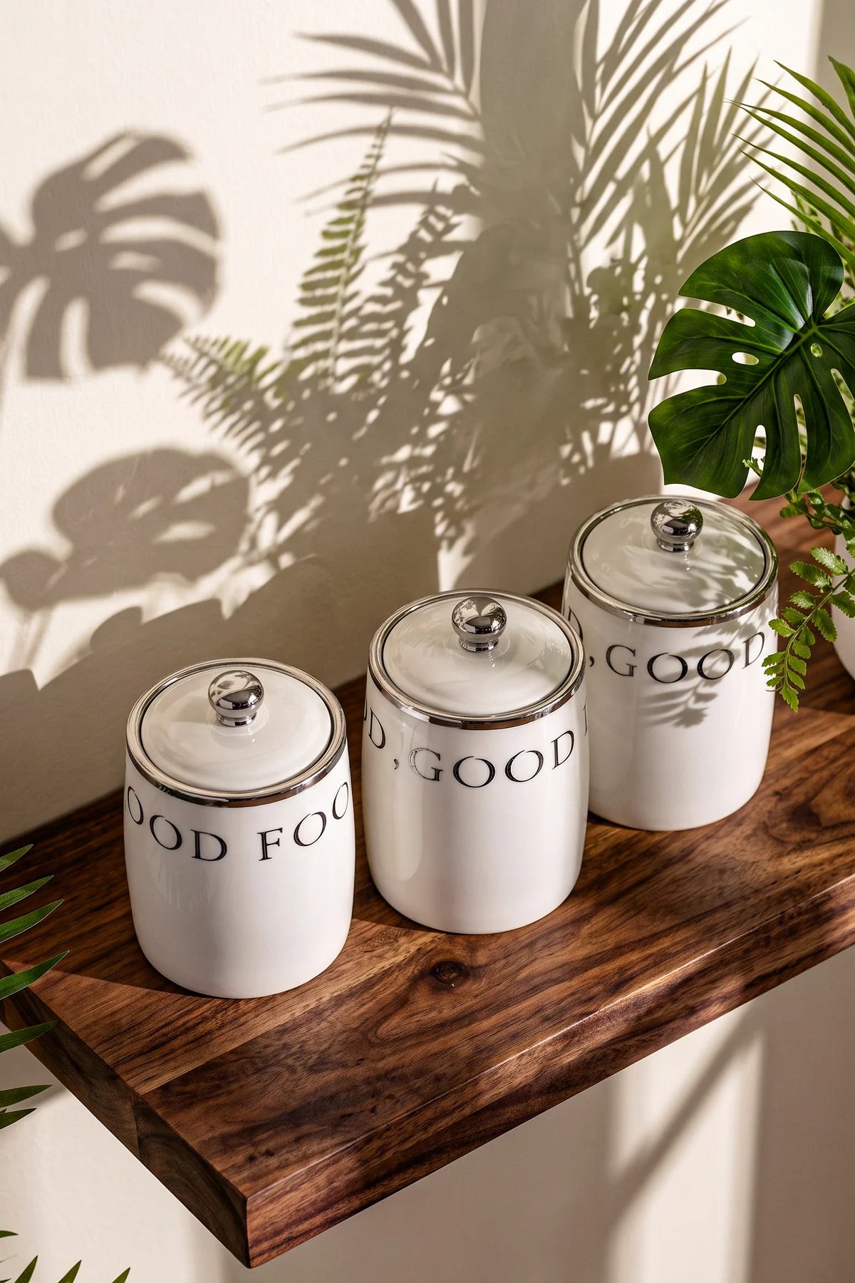 Motto Porcelain 3-Piece Spice Set