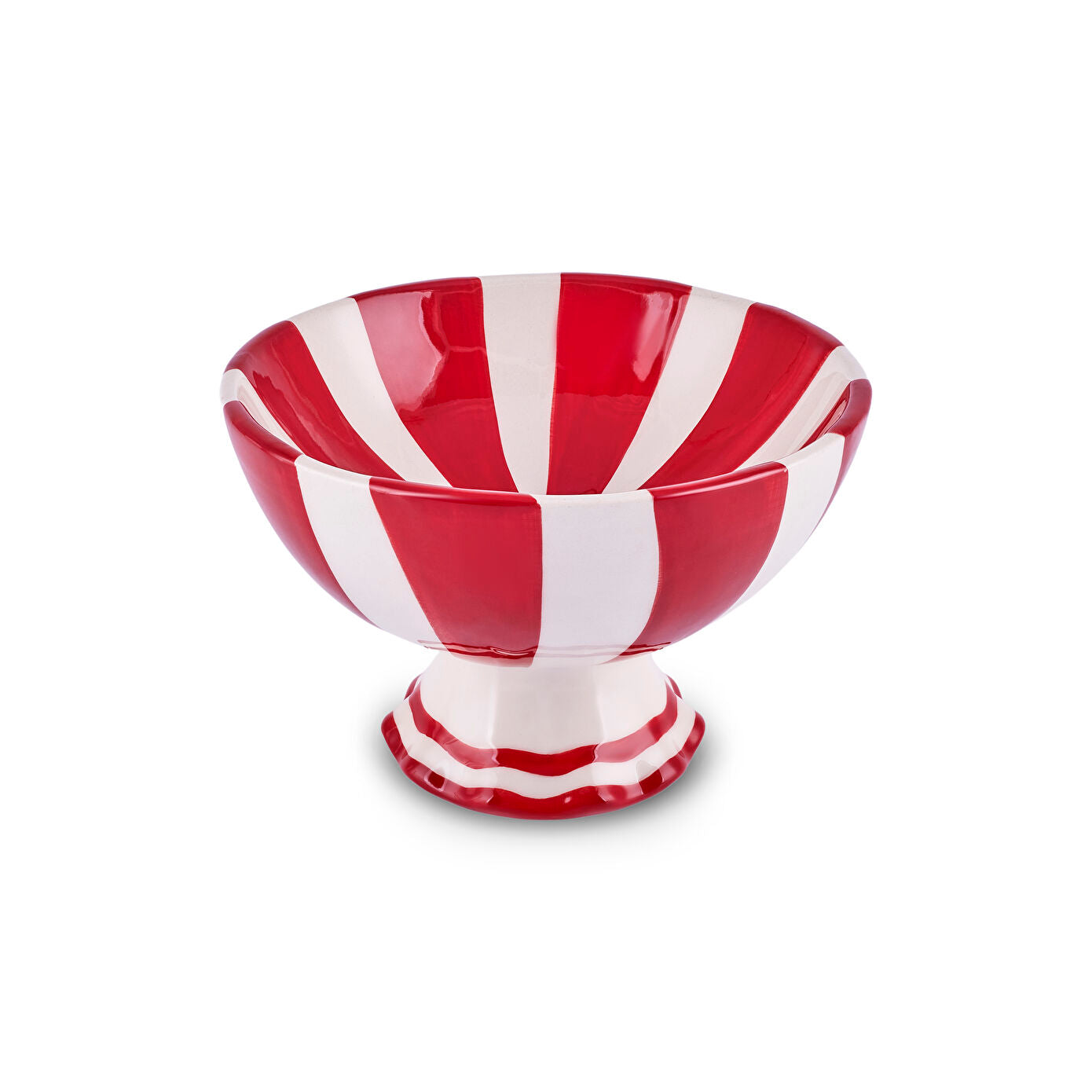 New Year Candy Twist Bowl 17.5 cm