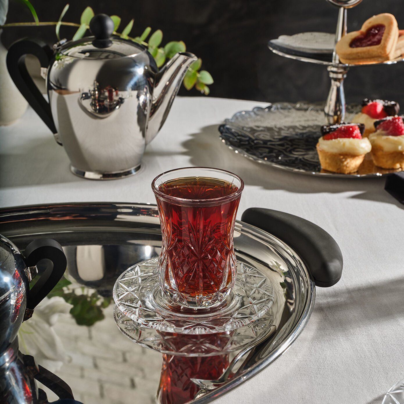 Karaca Rcr Melodia 12 Piece Glass Tea Set for 6 People