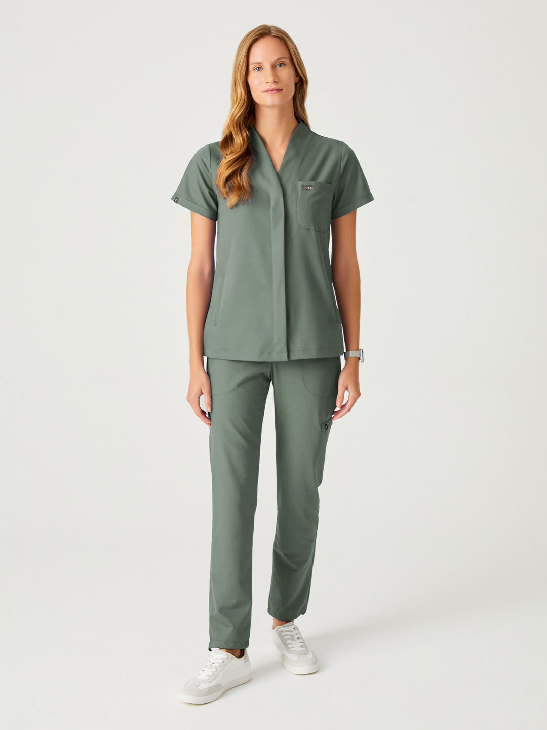 Cosa Mono Women's Scrubs - Light Green