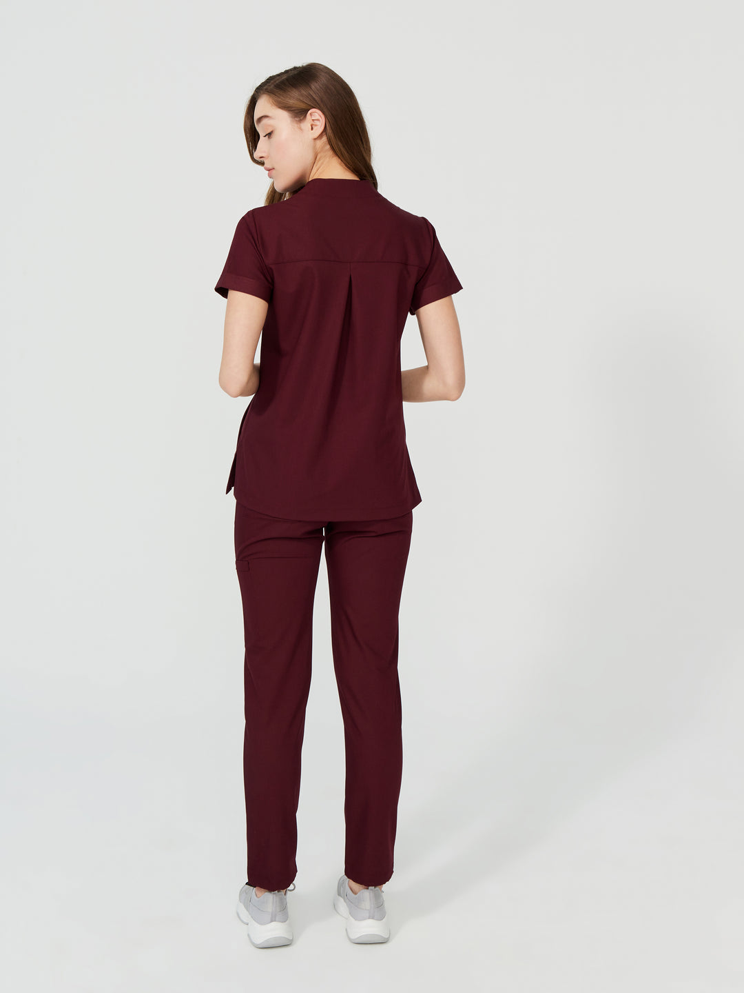 Cosa Mono Women's Scrubs - Burgundy