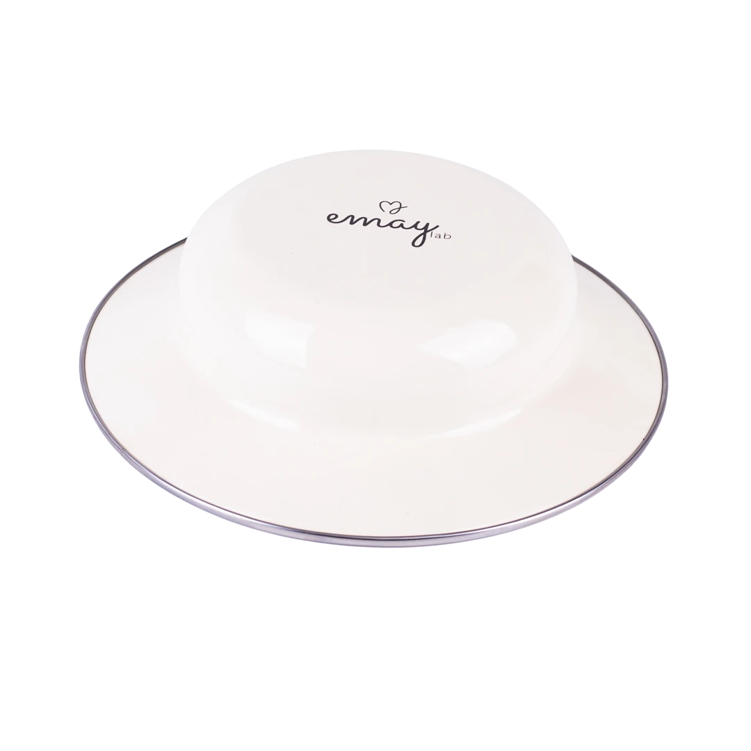Mood Enamel Deep Pasta and Salad Plate