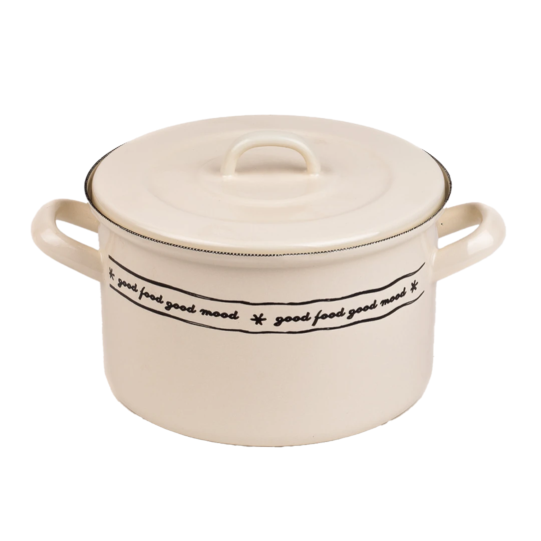 Mood Enamel 20cm Pot - 3 Liters
