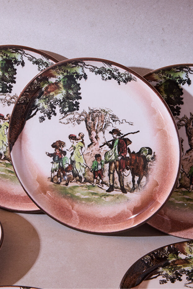 Old English the Farmers 6 Piece Cake Set 21 cm