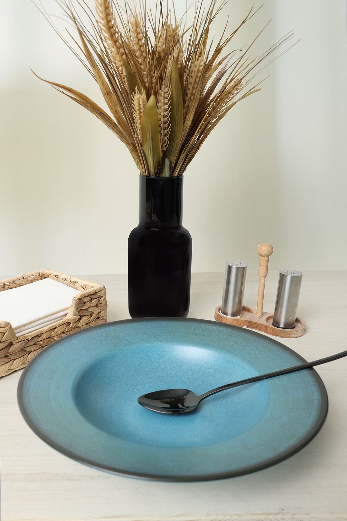 Blue Aegan Pasta Plate 28 Cm