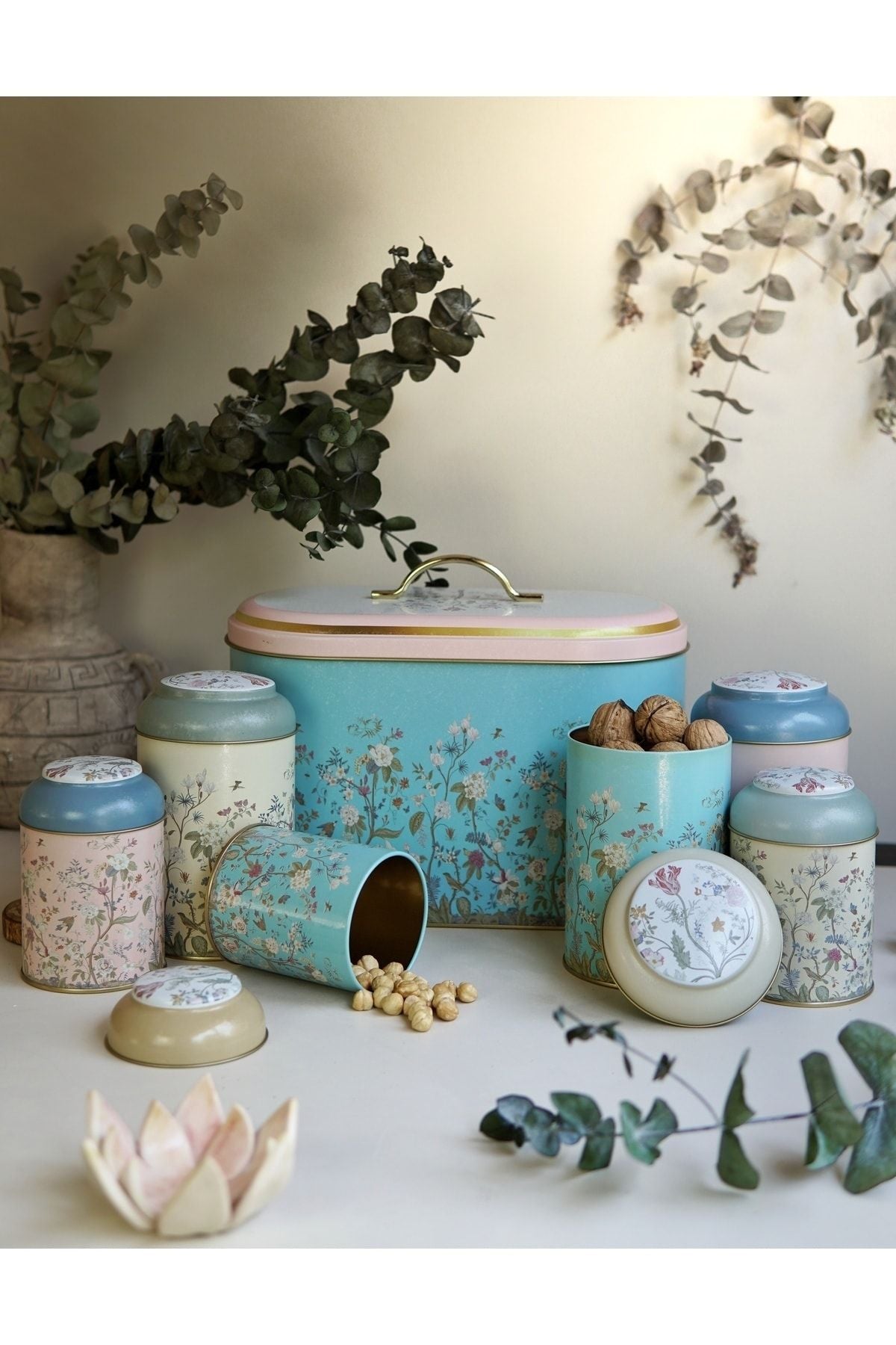 Botanica Metal Storage Containers Set of 7