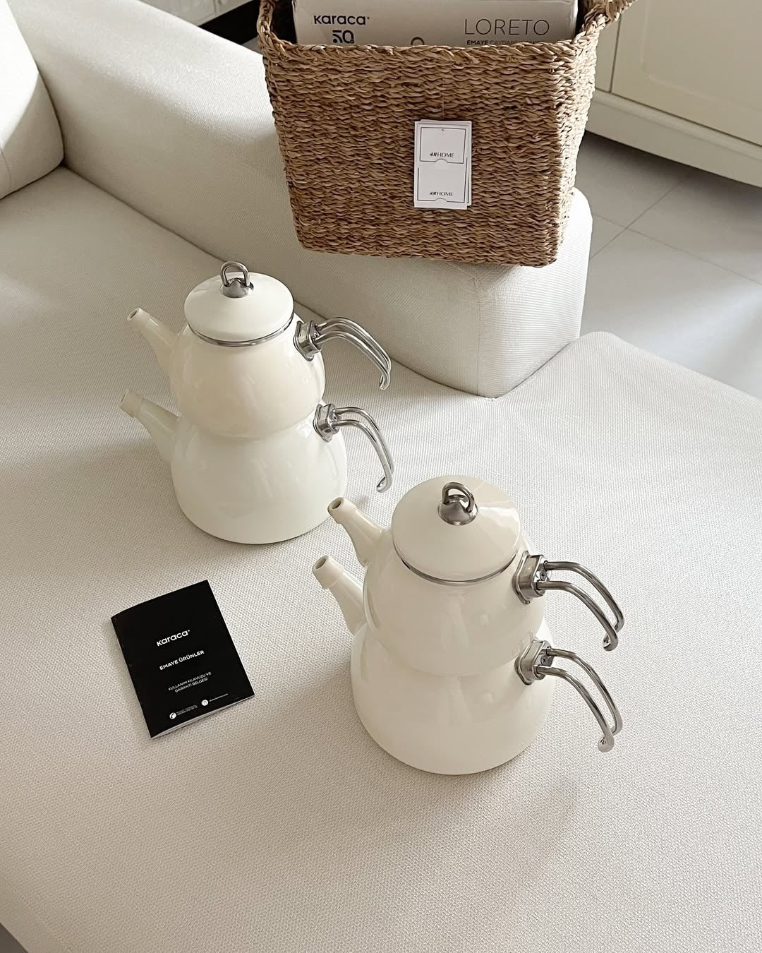 Loreto Enamel Teapot Set